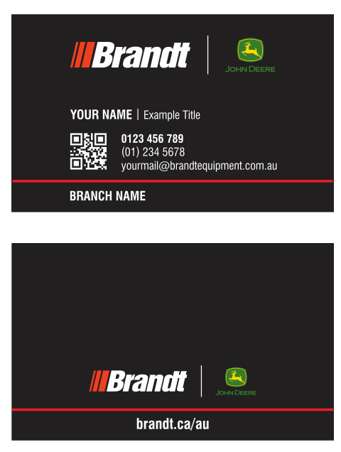 zBrandt - Business Cards