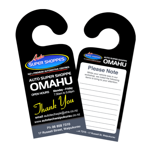 Information & Hanging Cards