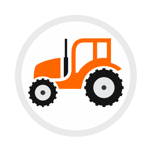 Tractor & Agricultural - Synthetic Service Stickers