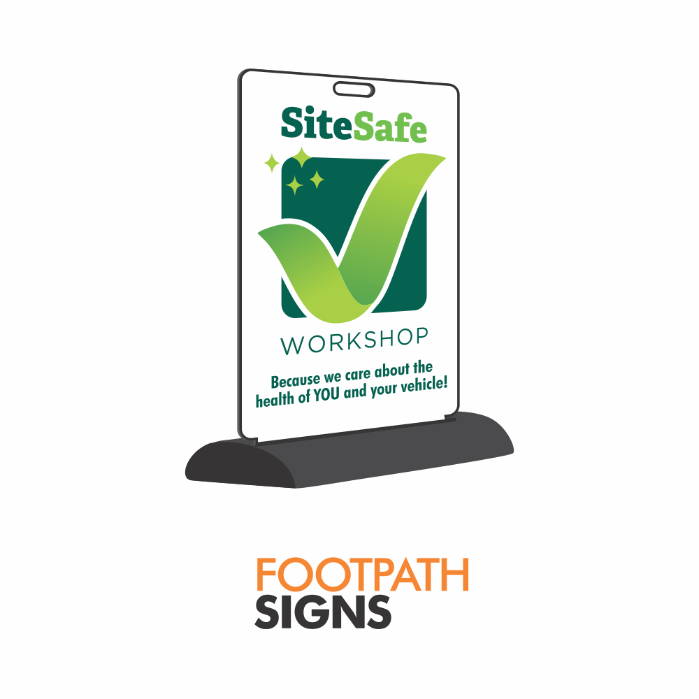 SiteSafe Footpath sign