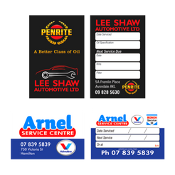 Custom Service Stickers – Orange Dog