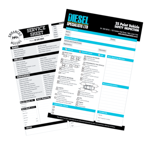 Service & Safety Checklists - DLE