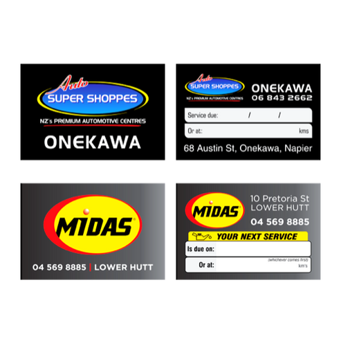Custom Service Stickers – Orange Dog