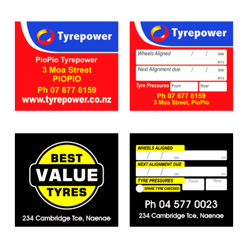 Wheel Alignment Stickers – Orange Dog