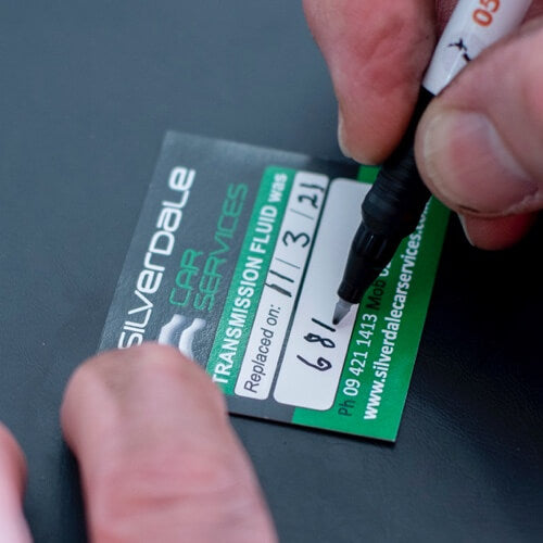 Custom Service Stickers – Orange Dog